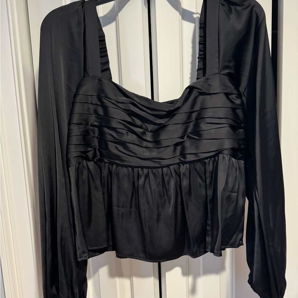 Elegant Black Women's Top